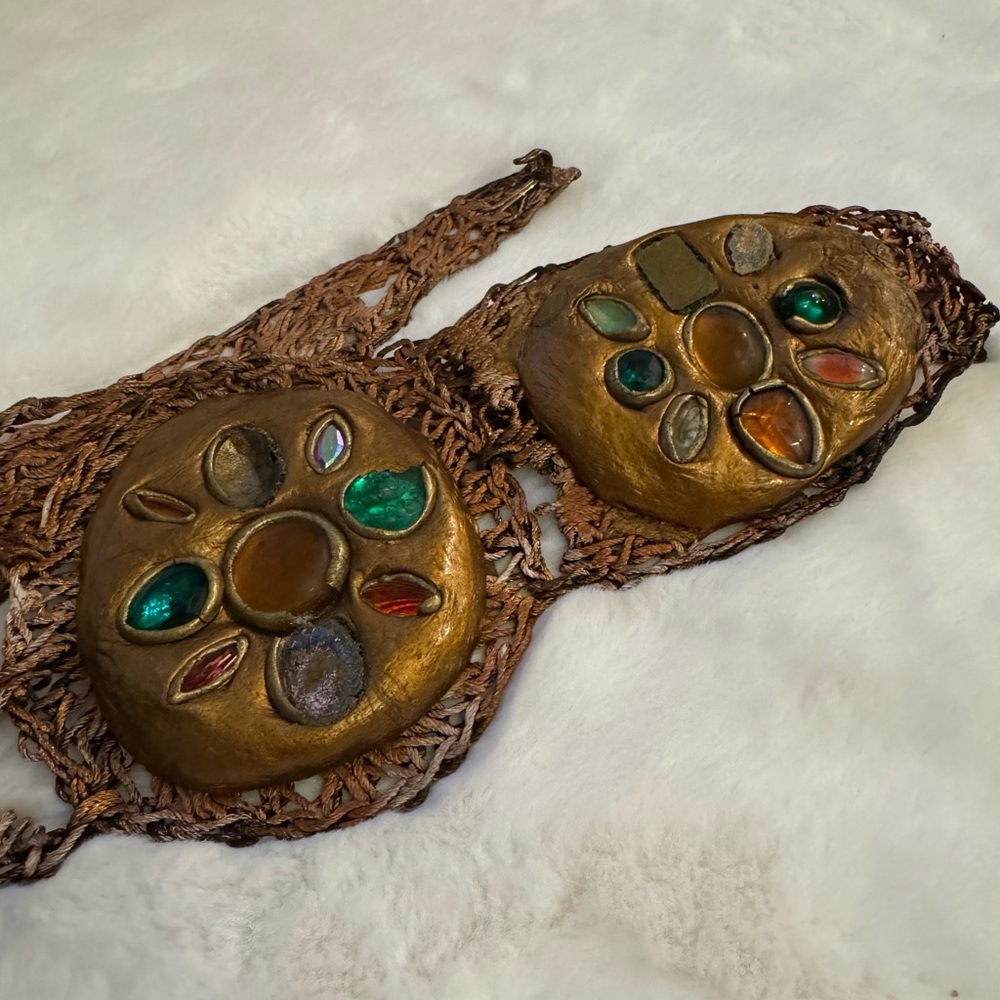 Unique Handmade Woven Bohemian Hippie Festival Belt, 1970s-1980s Era - Picture 6 of 15